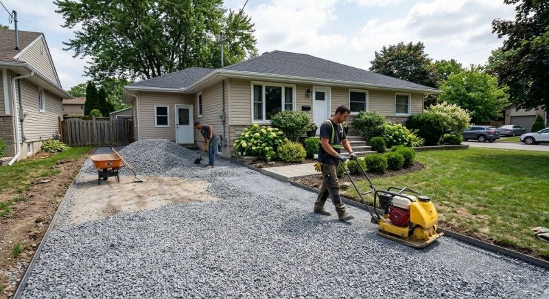 Gravel Road Installation Service